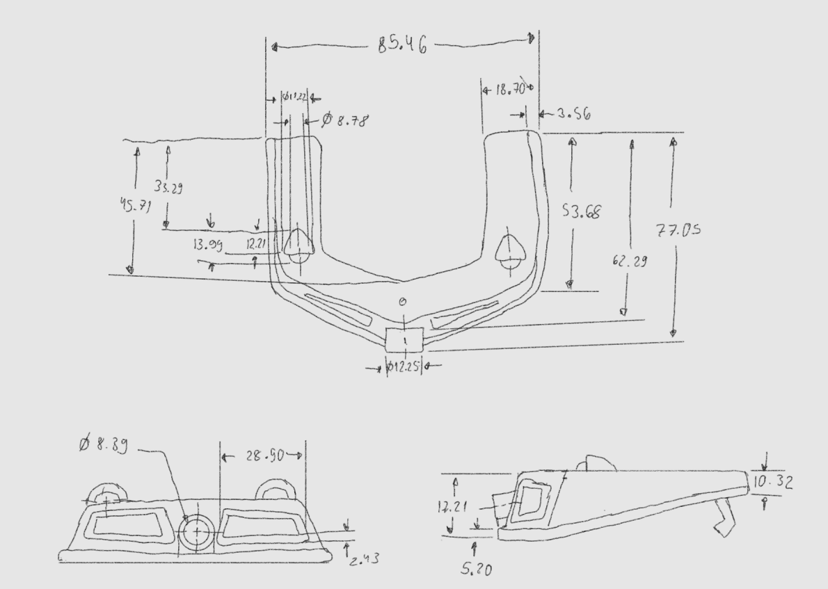 Engineering Drawing (by hand)
